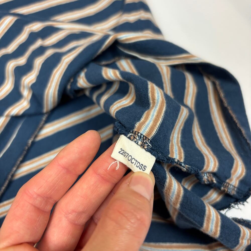 Taylor Stitch Striped Short Sleeve Crew T Shirt Men's 42/L - Picture 7 of 8